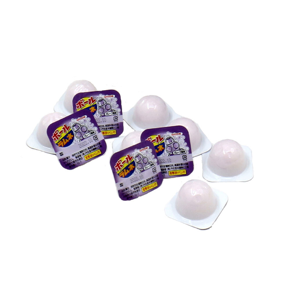 Tanseido Ball Ramune - Grape, 1 box (105 pcs) - BanzaiHobby