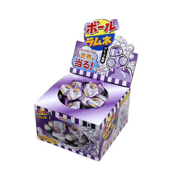 Tanseido Ball Ramune - Grape, 1 box (105 pcs) - BanzaiHobby