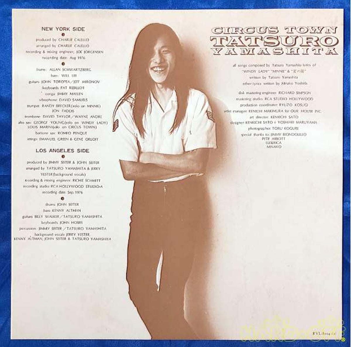 RVC Tatsuro Yamashita Circus Town RVL-8004