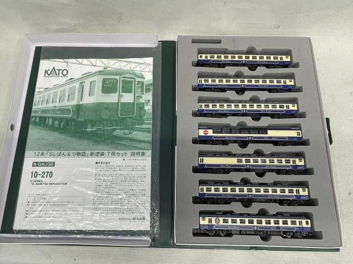 KATO 12 Series 'SL Banetsu Monogatari' New Livery 12 Series 'SL Banetsu Monogatari' New Livery - Banzai Thrifting | BanzaiHobby
