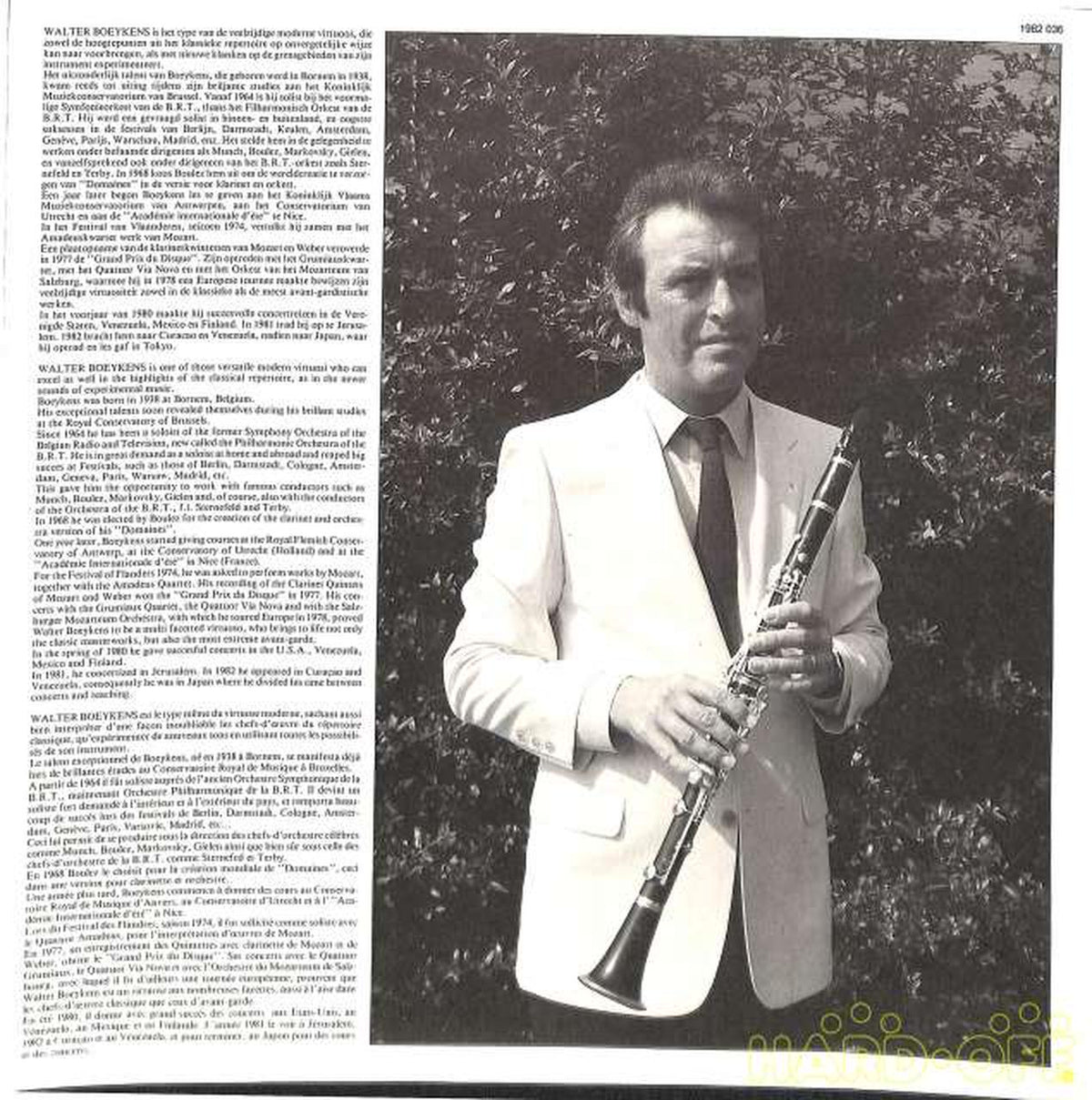 Fontec (imported phonic) Mozart 'Clarinet Concerto' Bukens FONC-8013 (Master 1982036)