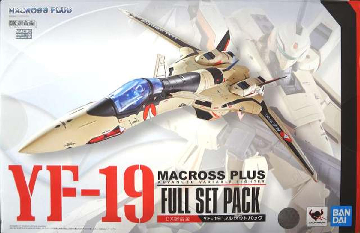 BANDAI DX Chogokin YF-19 Full Set Pack 'Macross Plus'