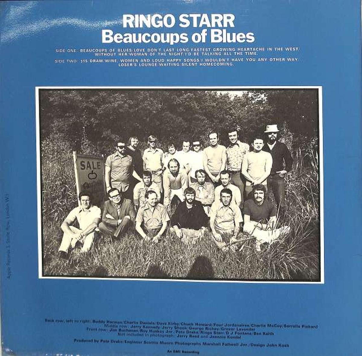 APPLE Ringo Starr "BEAUCOUPS OF BLUES" PAS 10002