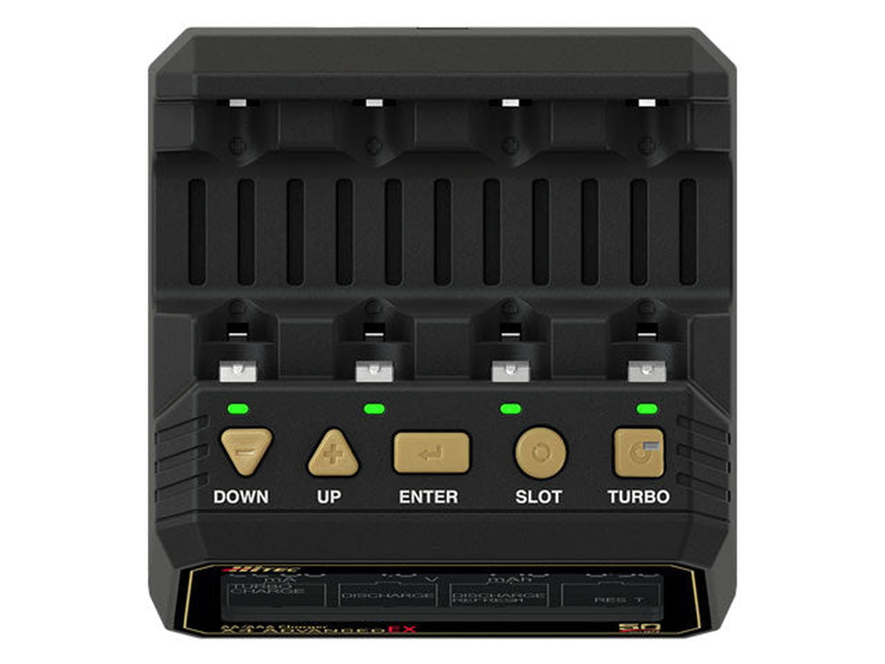 HiTec 44342 AA/AAA Charger X4 Advanced EX 50th Annivasary Limited Edition - BanzaiHobby