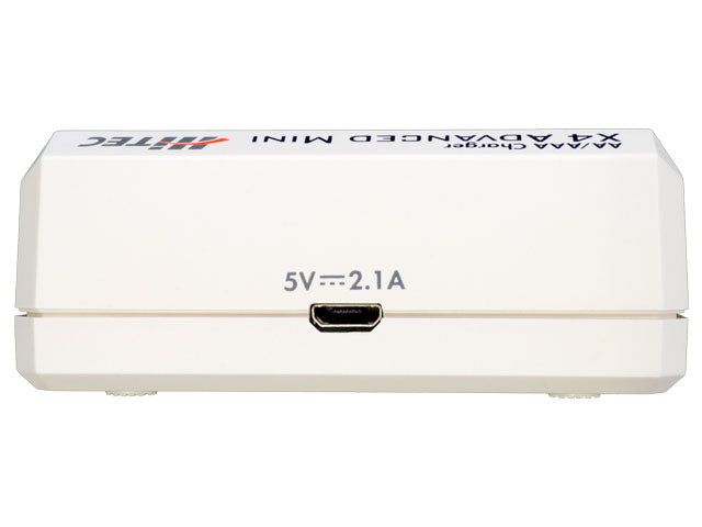 Hitec 44292-B AA/AAA Charger X4 Advanced Mini - White - BanzaiHobby