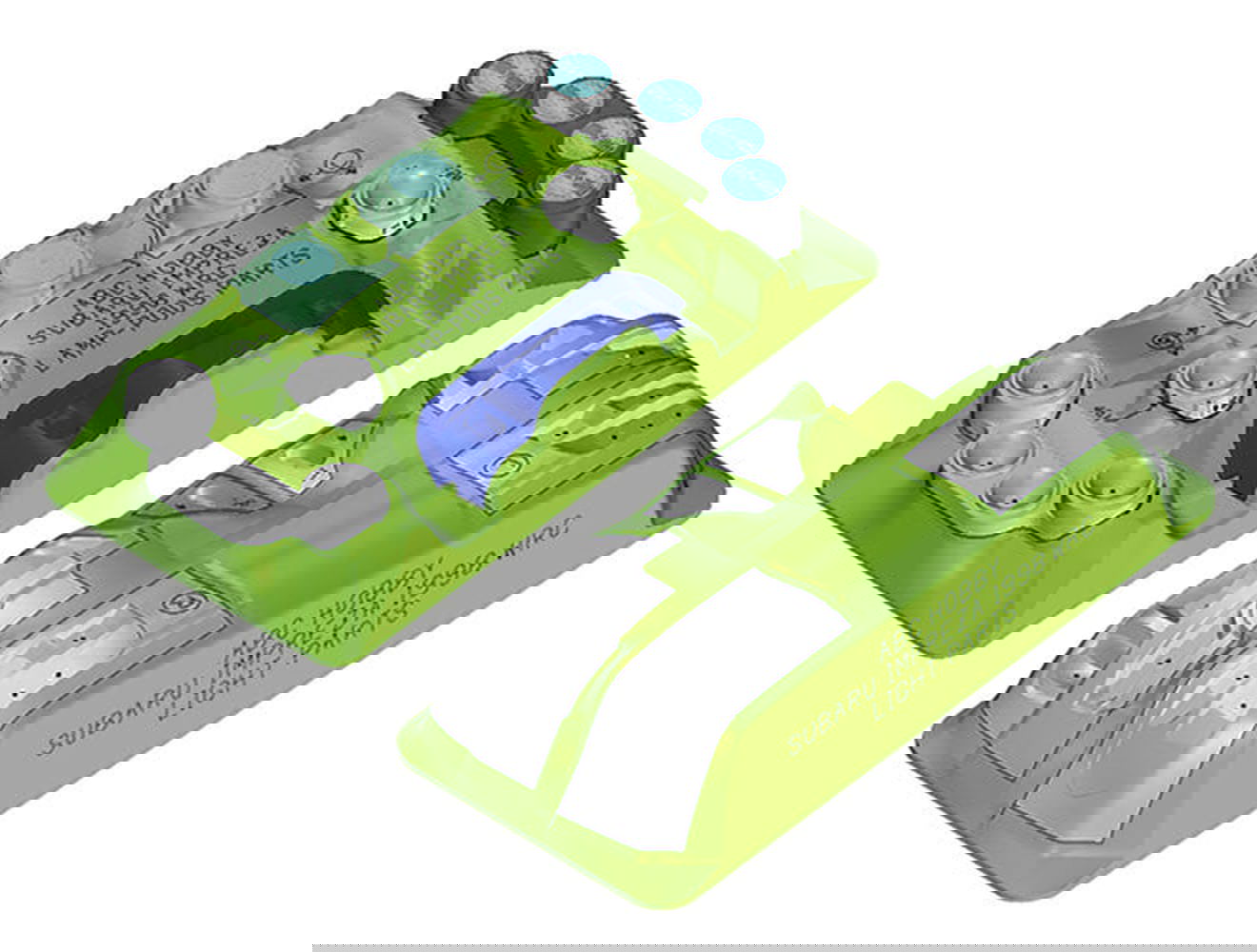 ABC Hobby 62706 Night Stage #006 Impreza 99 (inc LED Lights) - BanzaiHobby
