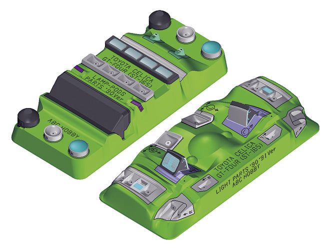 ABC Hobby 62708 Night Stage #008 for ST165 Celica (inc LED Lights) - BanzaiHobby