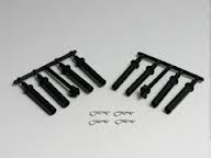 ABC Hobby 66200 Extended Body Posts (Black) - BanzaiHobby