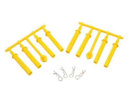 ABC Hobby 66212 5mm 6mm Extension Body Post Yellow - BanzaiHobby