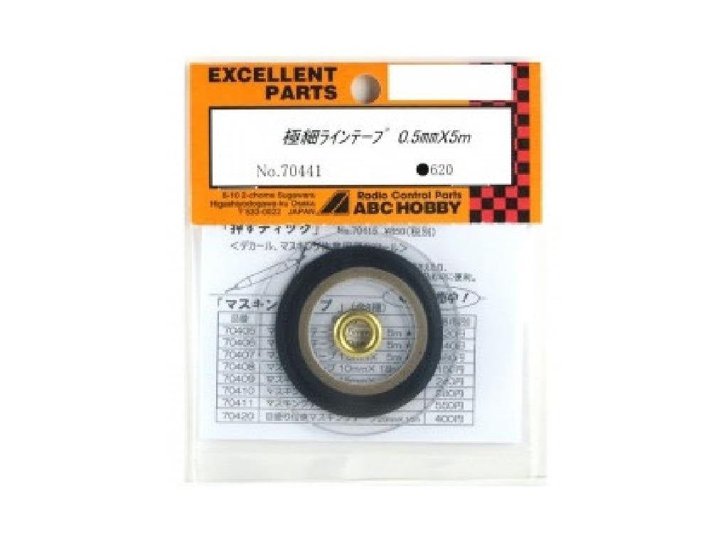 ABC Hobby 70441 Mirco Line Tape 0.3mm x 5m - BanzaiHobby
