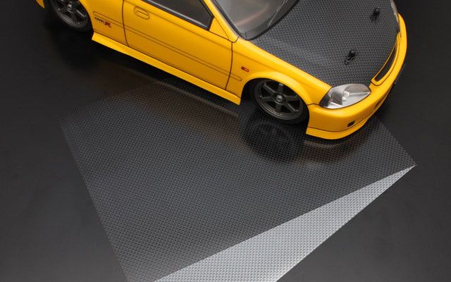 ABC Hobby Silver Carbon Pattern Decal Set - BanzaiHobby
