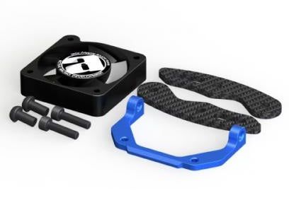 Active Hobby STR125BB STR114 Front Direct Fan with Mount (Blue) - BanzaiHobby