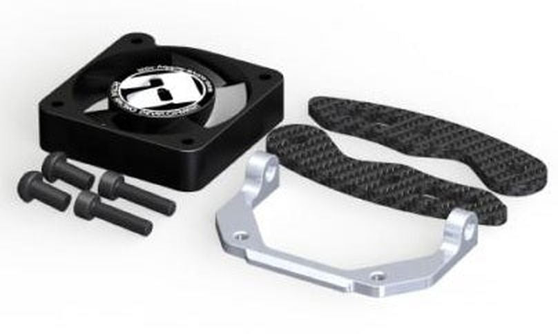 Active Hobby STR125BS STR114 Front Direct Fan with Mount (Silver) - BanzaiHobby