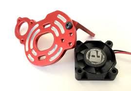 Active Hobby STR143R XV-01 Corresponding Cooling Fan Unit Red - BanzaiHobby