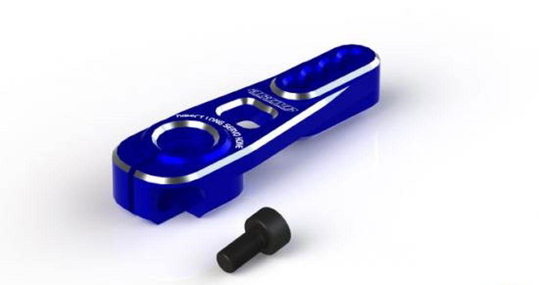 Active Hobby STR172DB Direct Aluminum Long Servo Horn (For FUTABA) Dark Blue - BanzaiHobby