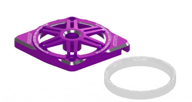 Active Hobby STR226P Illumination Fan Protector B 30mm (Purple) - BanzaiHobby