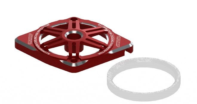 Active Hobby STR226R Illumination Fan Protector B 30mm (Red) - BanzaiHobby