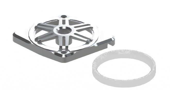 Active Hobby STR226S Illumination Fan Protector B 30mm (Silver) - BanzaiHobby