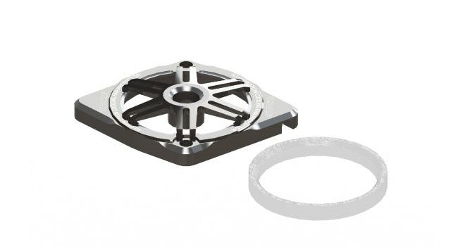 Active Hobby STR227GU Illumination Fan Protector B 25mm (Gun Metal) - BanzaiHobby