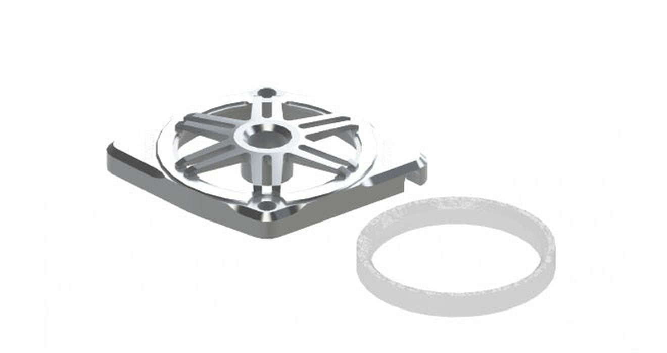 Active Hobby STR227S Illumination Fan Protector B 25mm (Silver) - BanzaiHobby