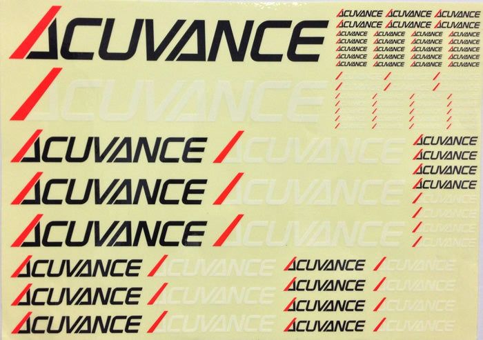 Acuvance (Keyence) OP-15008 Accu-Vance Logo Decal Set - BanzaiHobby