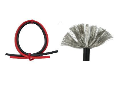 Acuvance (Keyence) OP-33194 14G Motor Cable(pink?bitter orange) 30cm x2 - BanzaiHobby