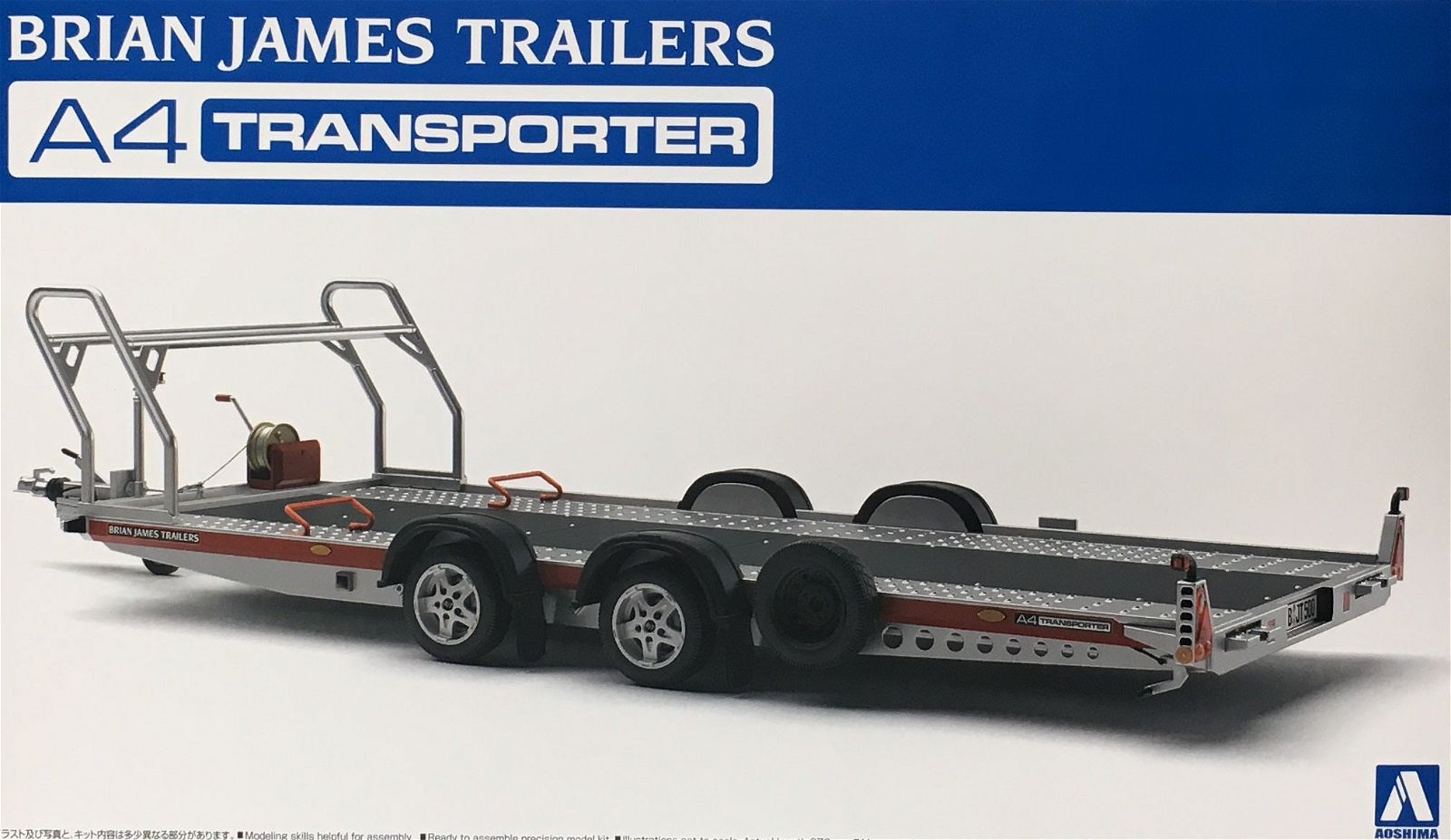 Aoshima Brian James Trailers A4 Transporter - BanzaiHobby