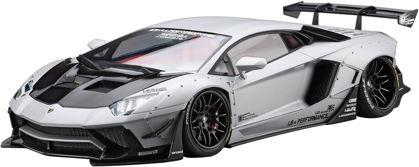 Aoshima Bunka Kyozai LB Works No. 19 Lamborghini Aventador LE Ver.1 - BanzaiHobby