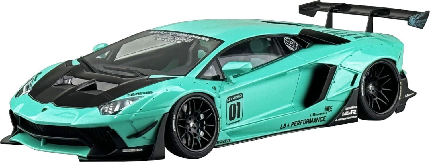 Aoshima Bunka Kyozai Liberty Walk Series No.21 LB Works Lamborghini Aventador Limited Edition Ver.2 - BanzaiHobby