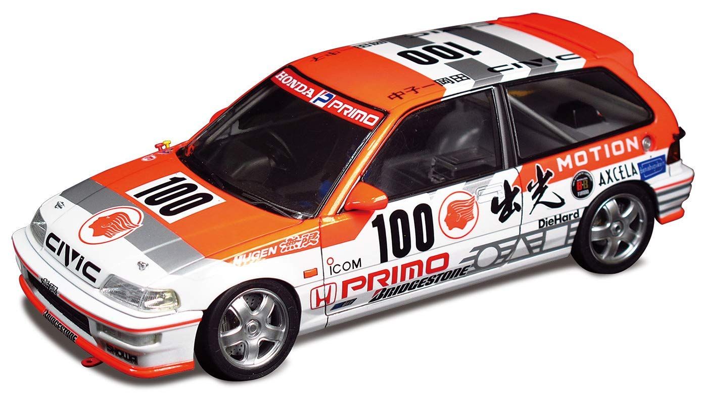 Aoshima Hond Civic EF9 GRA 91 Idemitsu - BanzaiHobby