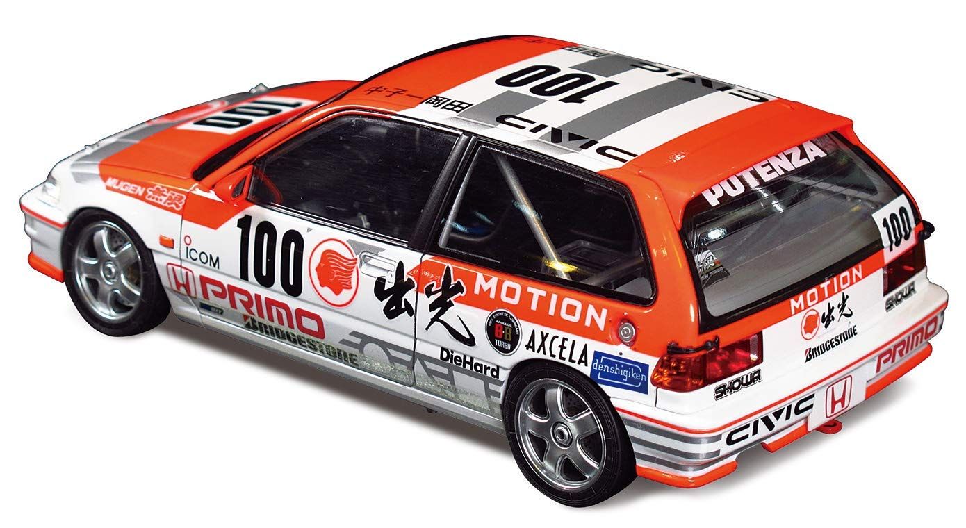Aoshima Hond Civic EF9 GRA 91 Idemitsu - BanzaiHobby