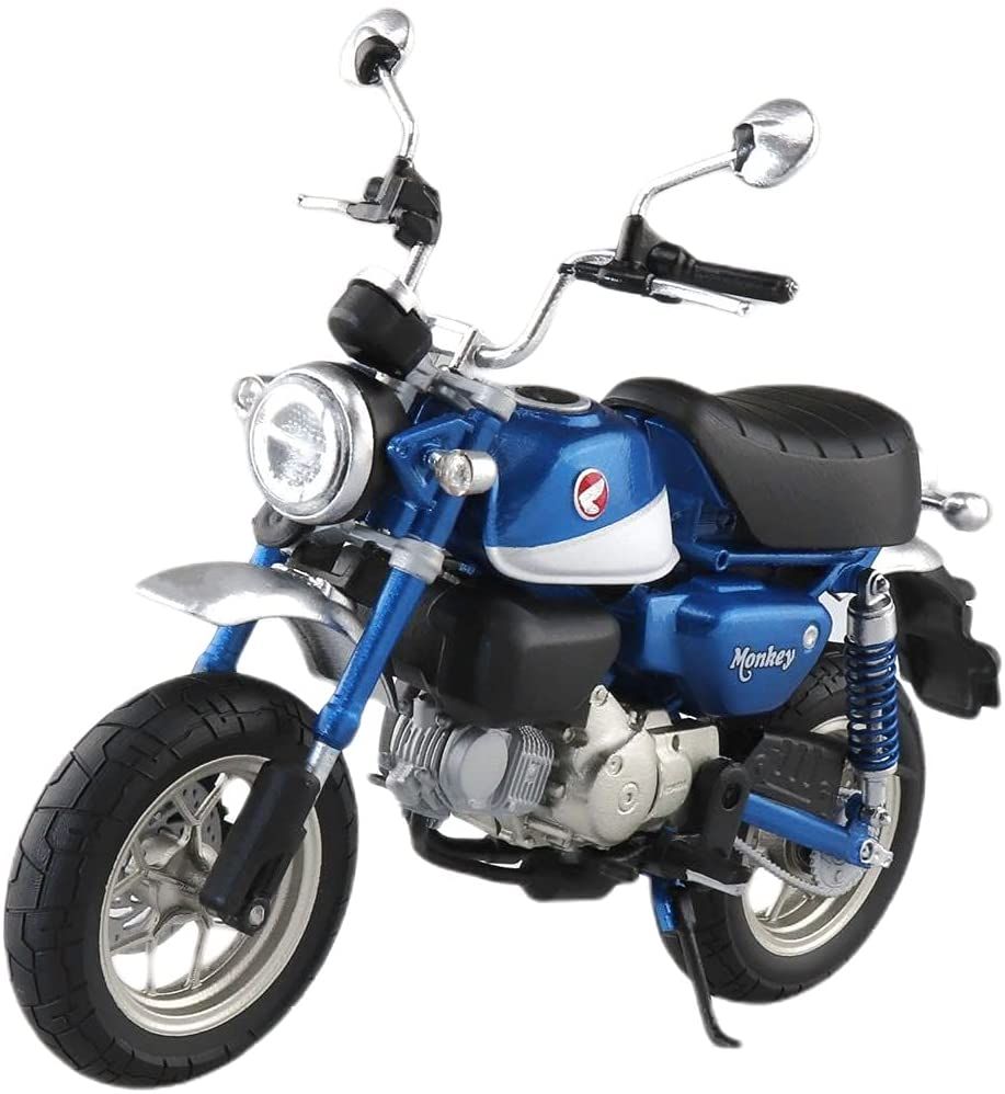 Aoshima Honda Monkey125 Pearl Glittering Blue - BanzaiHobby