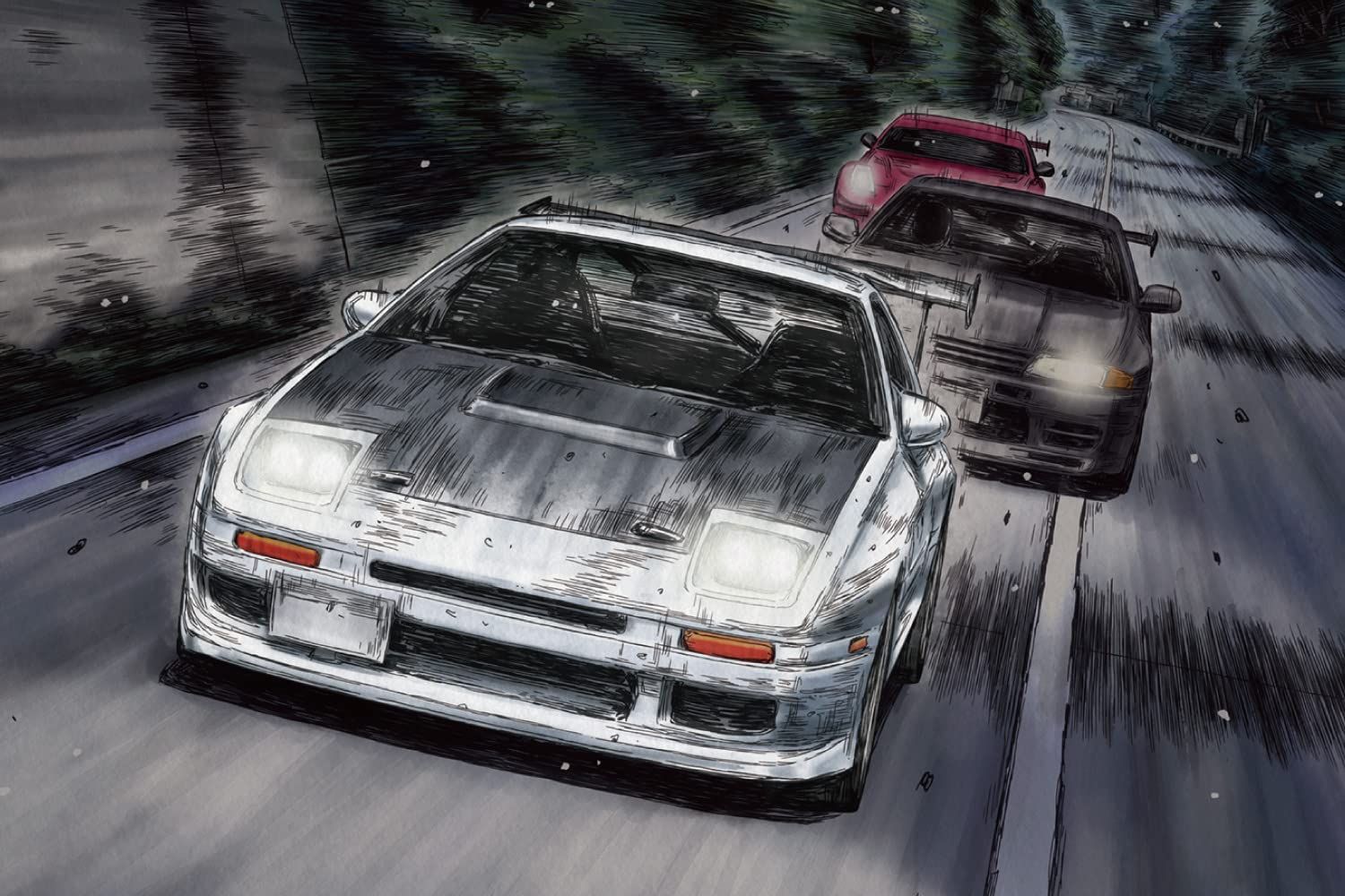 Aoshima Initial D Ryosuke Takahashi FC3S RX-7 Hakone Showdown Specificat - BanzaiHobby
