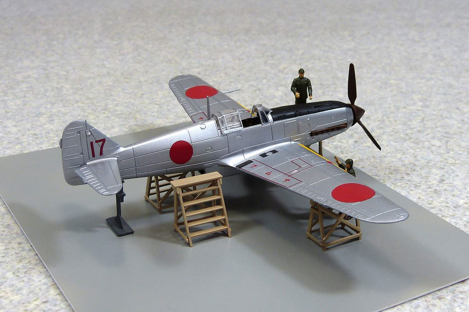 Aoshima Kawasaki Ki-61 II Hien Incremental Prototype Kai - BanzaiHobby