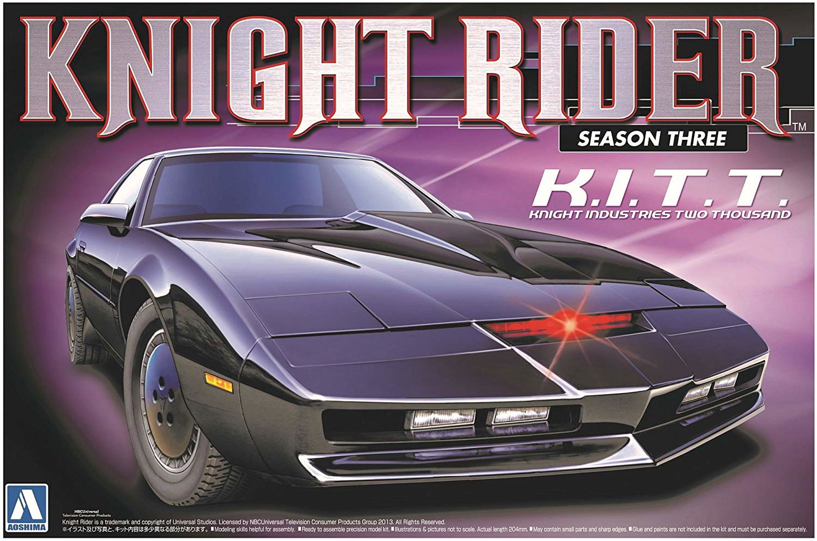 Aoshima Knight Rider Knight2000 K.I.T.T. Season III - BanzaiHobby