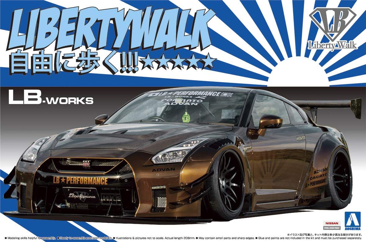 Aoshima LB Works R35 GT-R type 2 Ver.1 - BanzaiHobby