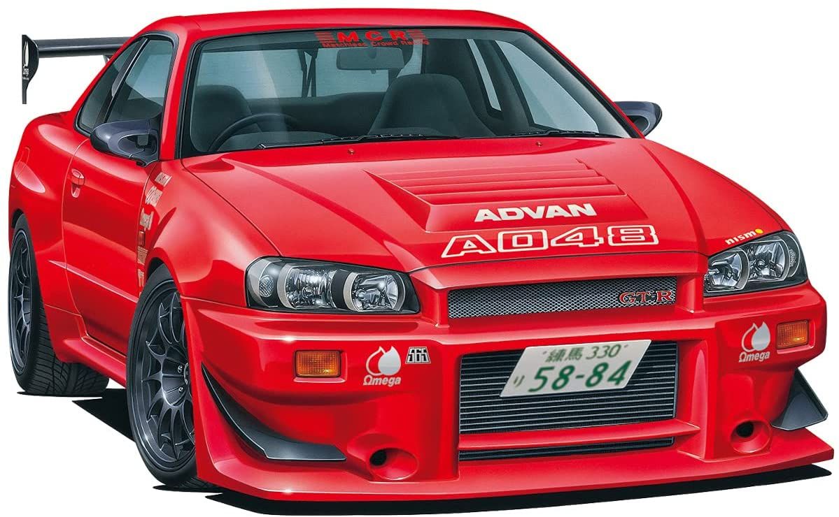 Aoshima MCR BNR34 Skyline GT-R `02 (Nissan) - BanzaiHobby