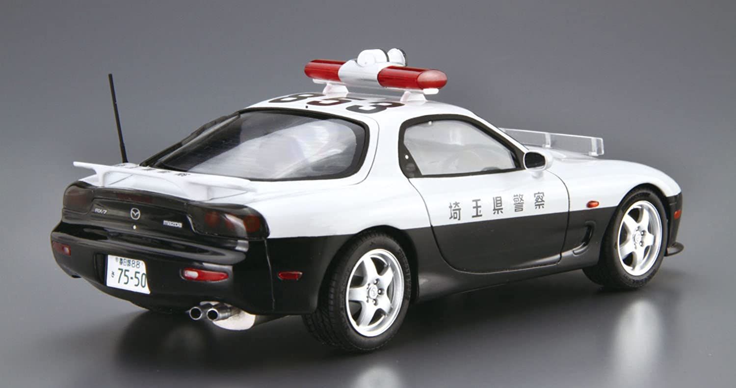Aoshima Mazda FD3S RX-7 IV Police Car `98 - BanzaiHobby