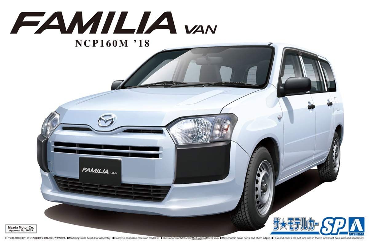 Aoshima Mazda NCP160M Familia Van `18 - BanzaiHobby