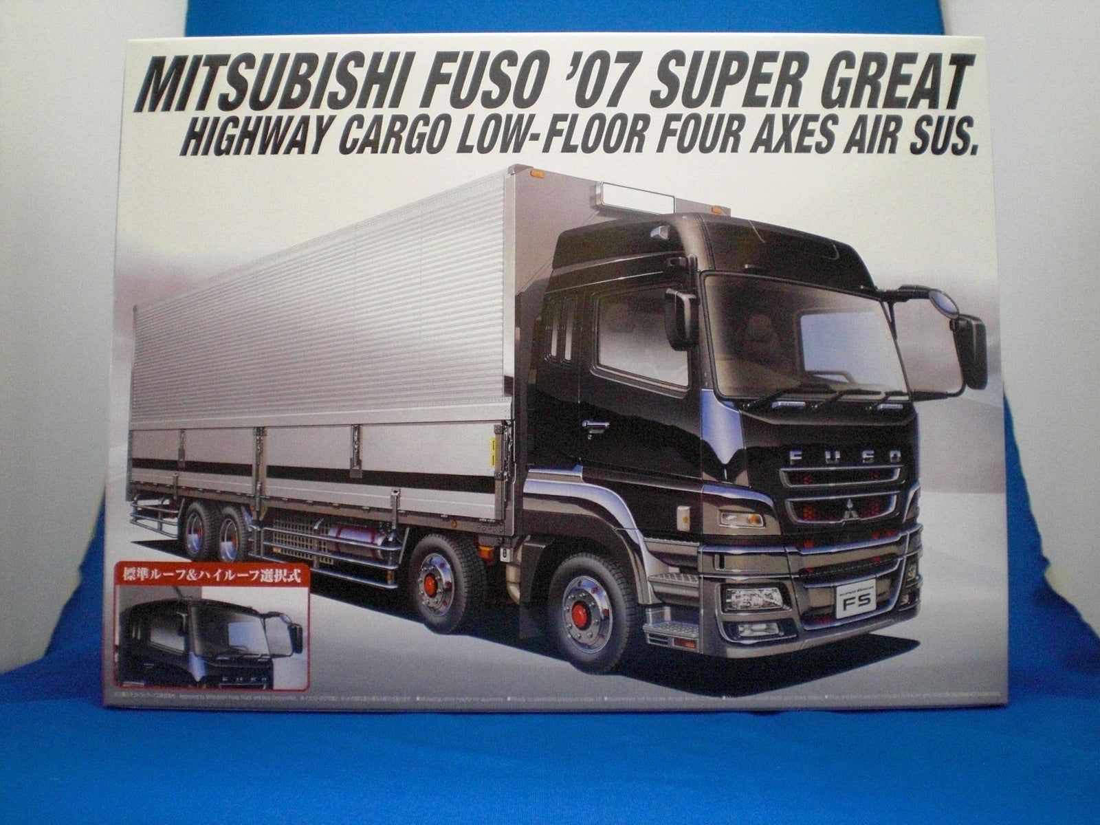 Aoshima Mitsubishi Fusou `07 Super Great Highway Cargo Low-Floor Four - BanzaiHobby