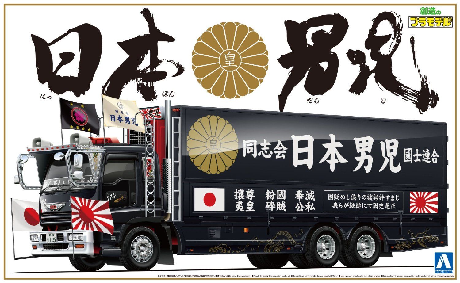 Aoshima Nippon Danji (right wing truck) - BanzaiHobby
