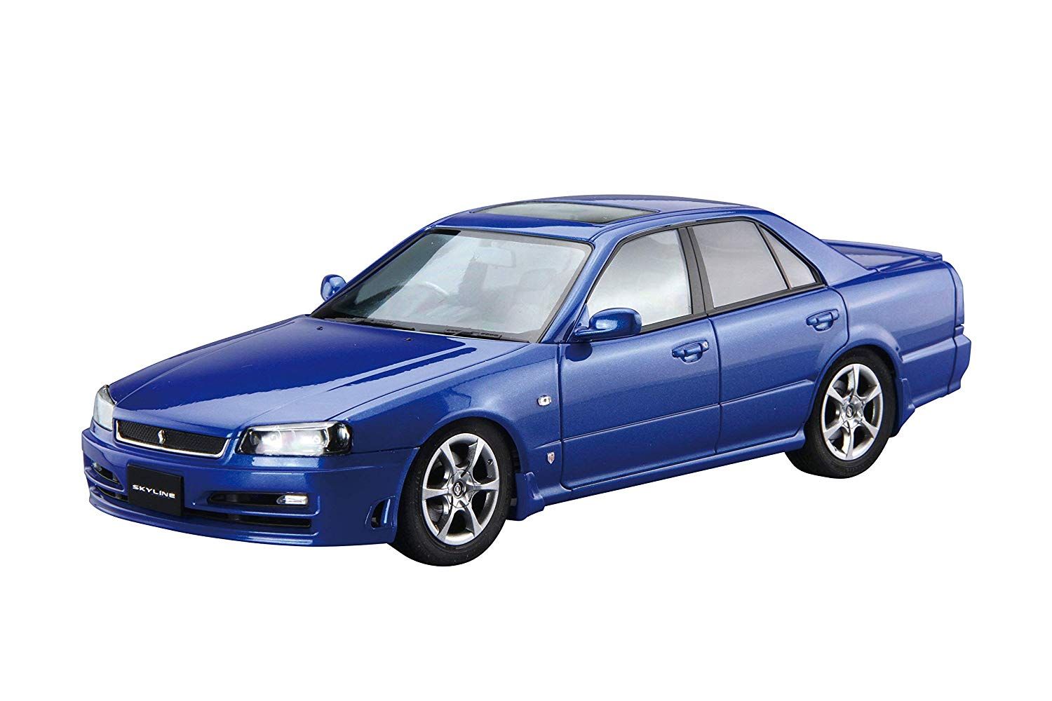 Aoshima Nissan BNR34 Skyline 25GT Turbo `01 - BanzaiHobby