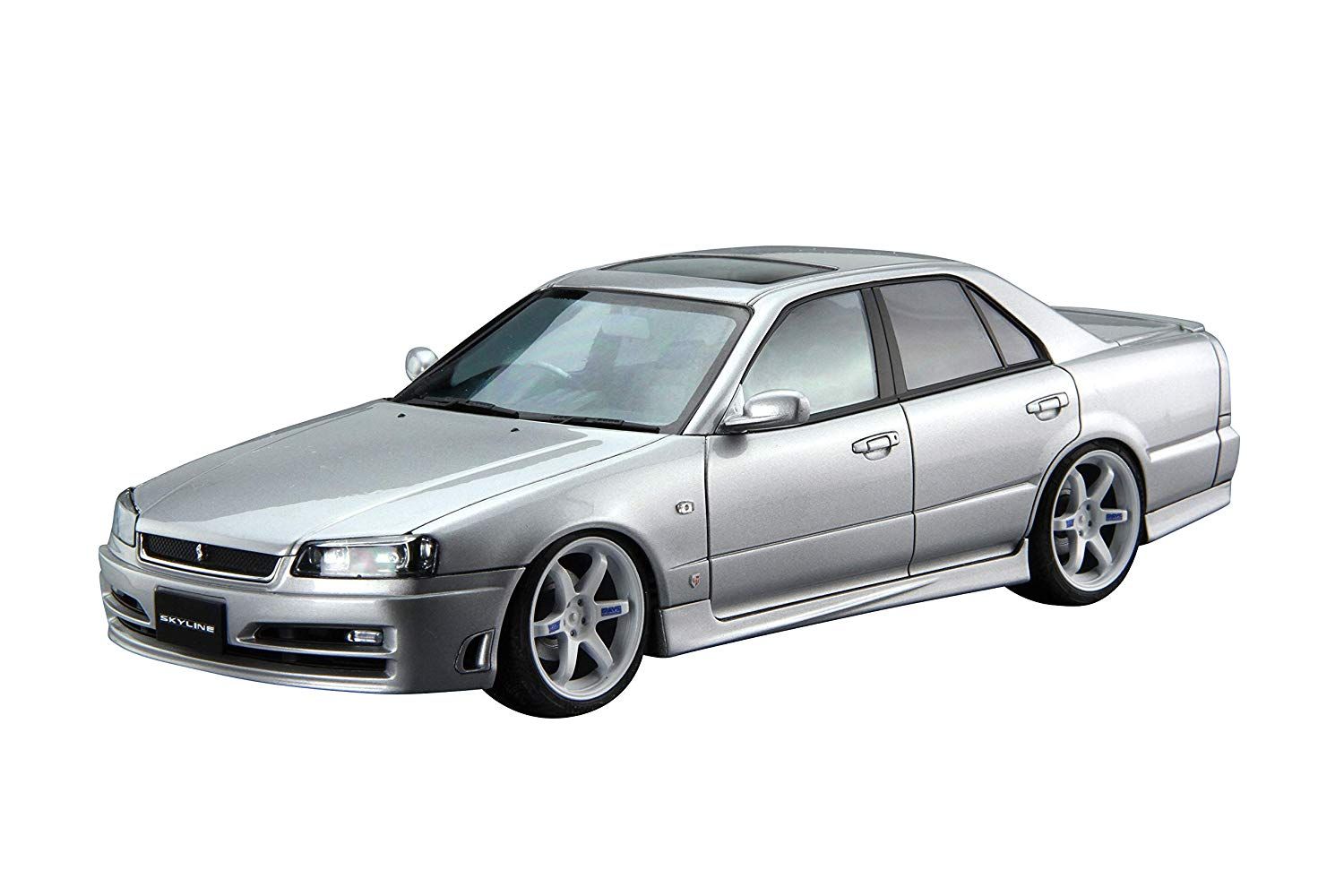 Aoshima Nissan BNR34 Skyline 25GT Turbo `01 Custom Wheel - BanzaiHobby