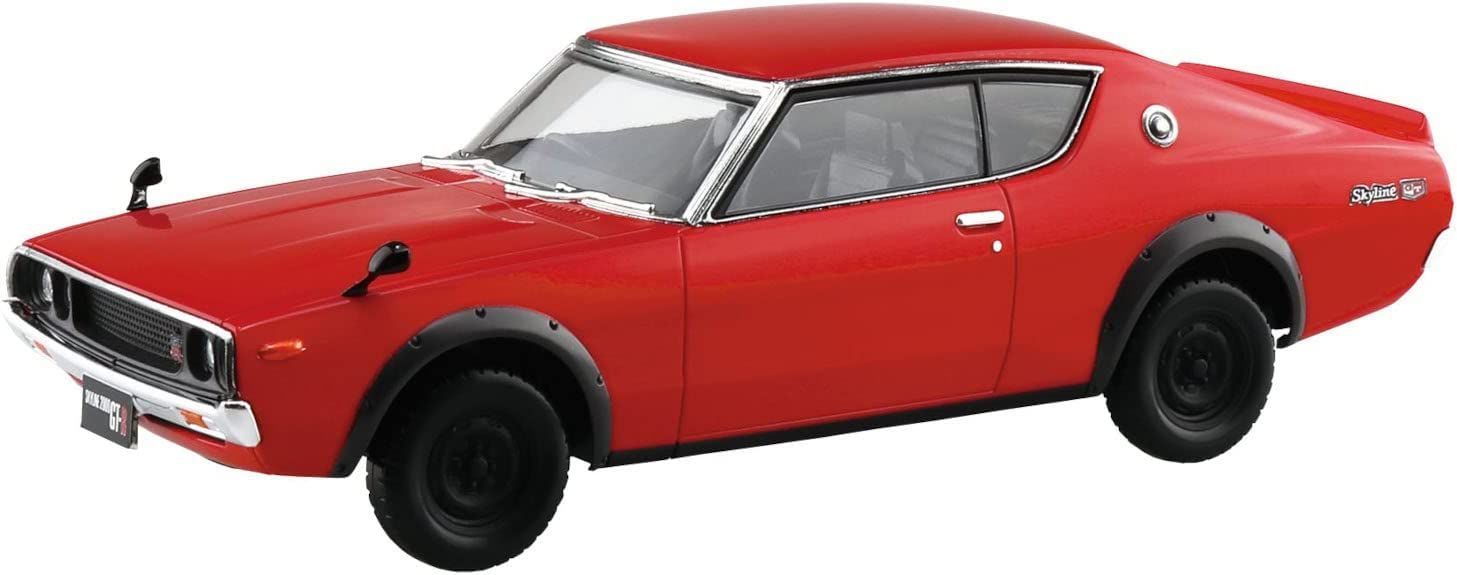 Aoshima Nissan C110 Skyline GT-R (Red) - BanzaiHobby