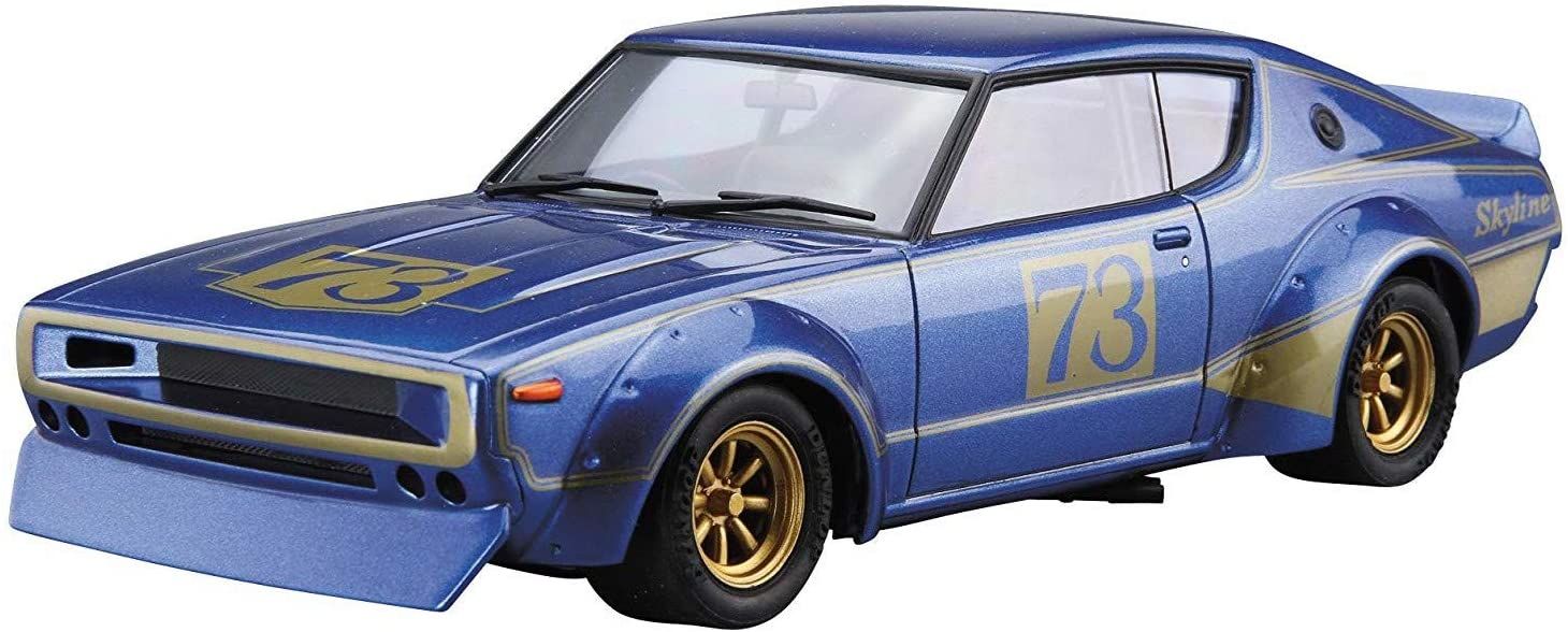 Aoshima Nissan KPGC110 Phantom Kenmeri Racing #73 - BanzaiHobby