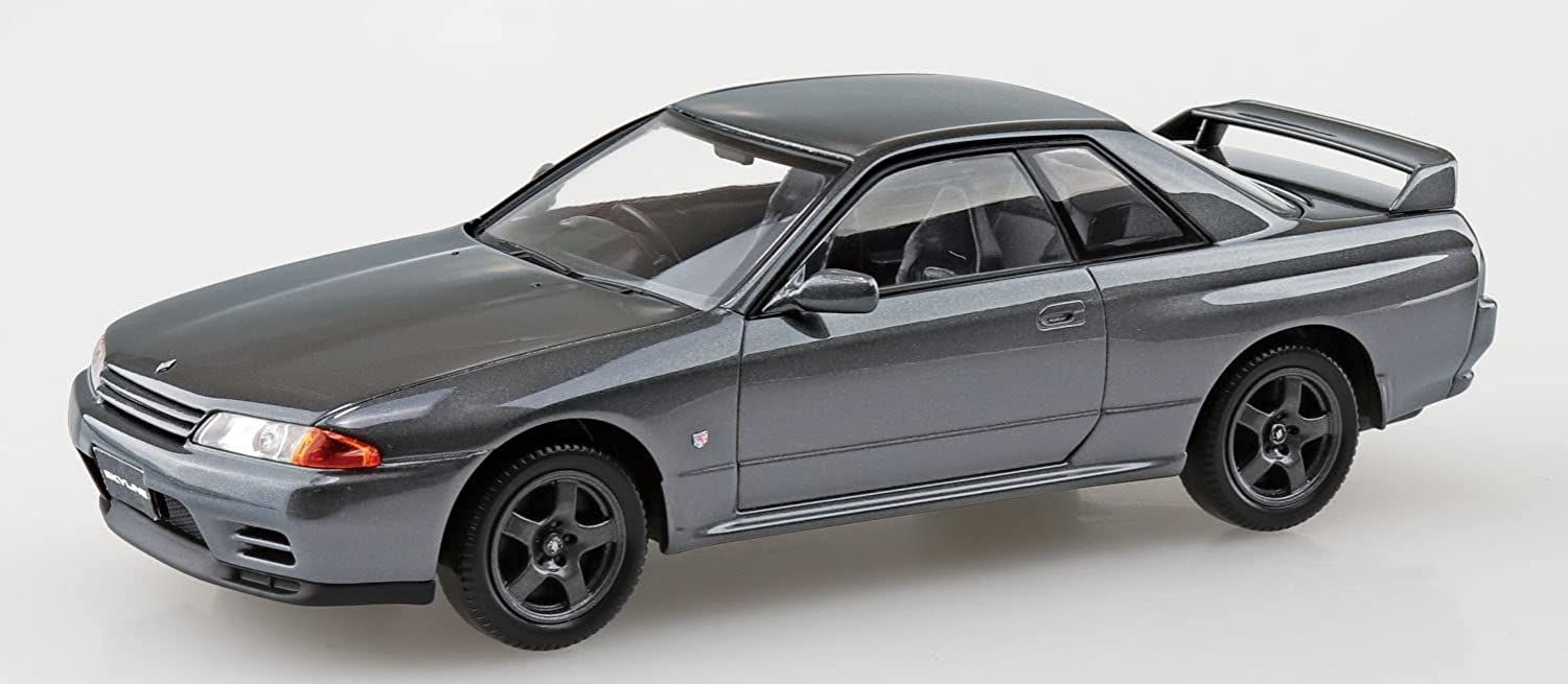 Aoshima Nissan R32 Skyline GT-R (Gun Gray Metallic) - BanzaiHobby