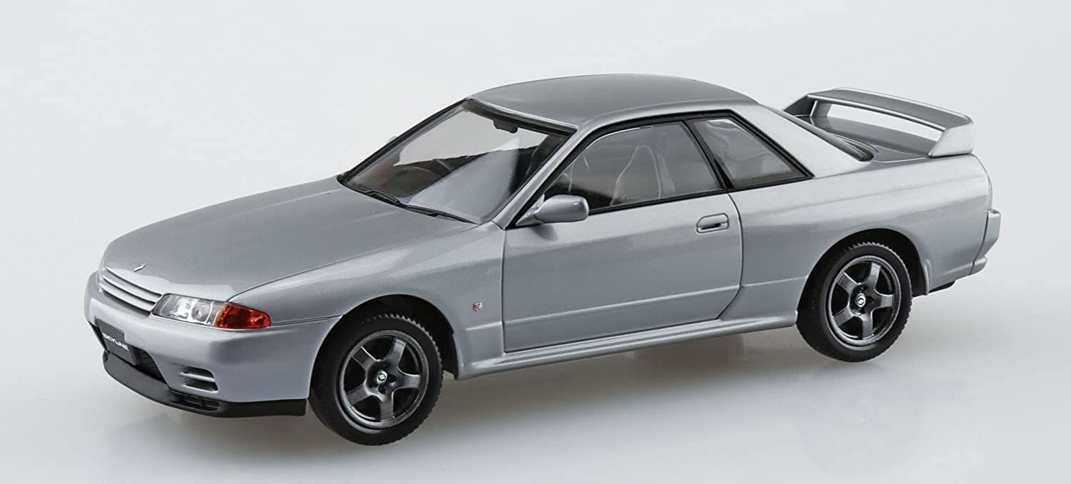 Aoshima Nissan R32 Skyline GT-R (Spark Silver) - BanzaiHobby