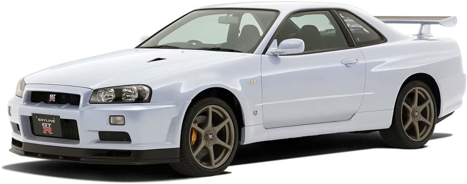 Aoshima Nissan R34 Skyline GT-R (White) - BanzaiHobby