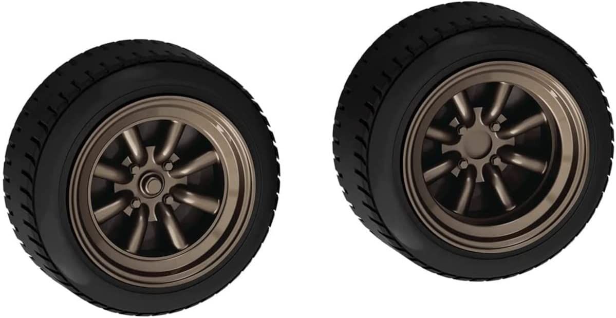 Aoshima Nissan Skyline 2000GT-R Custom Wheel (White) - BanzaiHobby