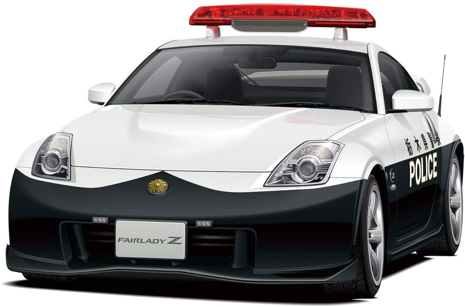 Aoshima Nissan Z33 Fairlady Z Version Nismo Police Car `07 - BanzaiHobby